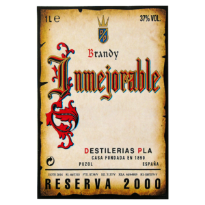 Brandy Inmejorable Label